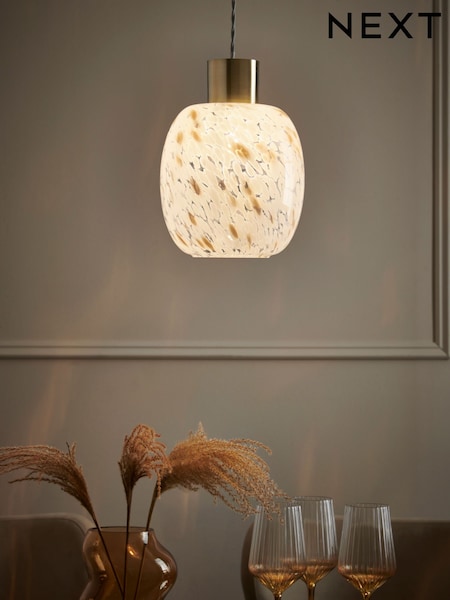Brass Confetti Glass Easy Fit Shade (948627) | £38