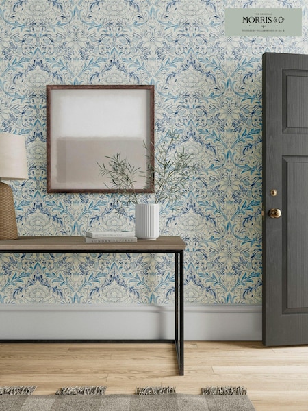 Morris & Co Blue Simply Severn 10.05M Wallpaper (948659) | £128