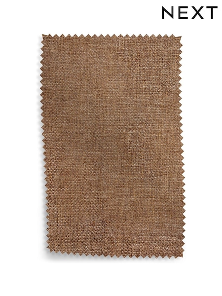 Chunky Weave Mid Clay Natural Fabrich Swatch (949034) | £0