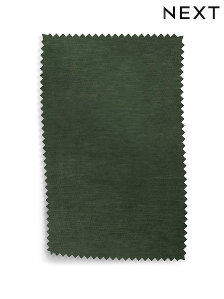 Fine Chenille Easy Clean Mid Khaki Fabric Swatch (949040) | £0