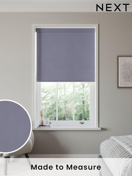 Grape Purple Idris Made to Measure Blackout Roller Blind (949123) | £63