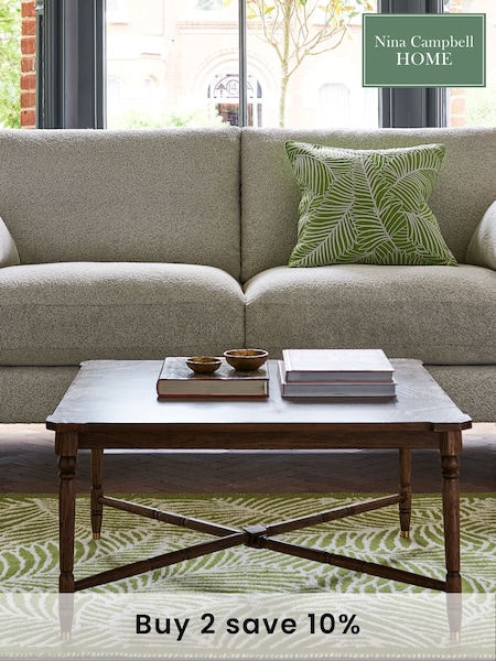 Nina Campbell Dark Oak Tedworth Coffee Table (94U772) | £375