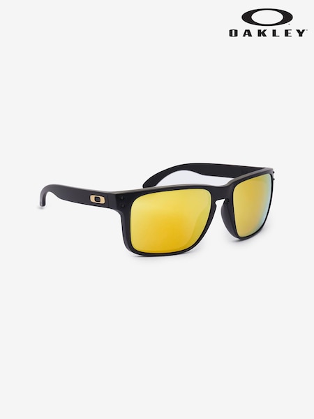 Oakley® Black Holbrooks XL Prizm 24k Polarised Lens Sunglasses (952296) | £179