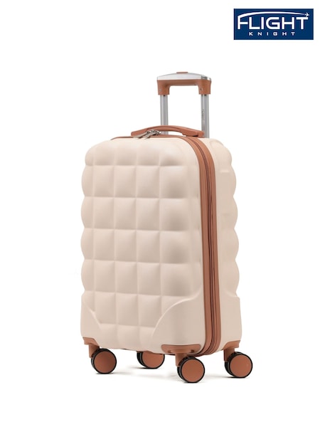 Flight Knight 55x35x20cm 8 Wheel ABS Hard Case Cabin Carry On Hand Luggage (952589) | £50