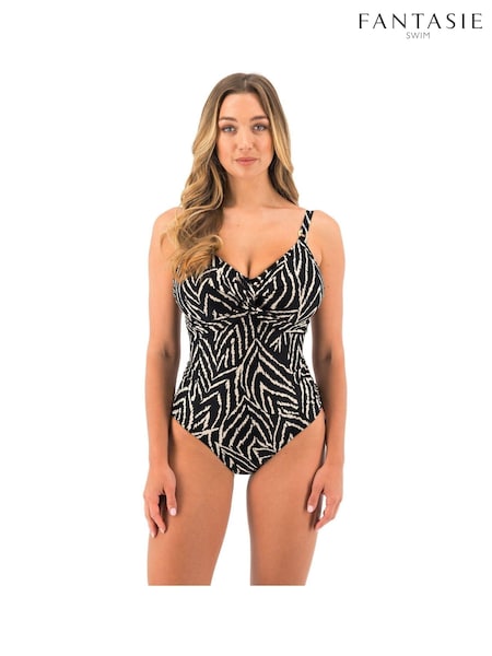 Fantasie Silhouette Island Underwire Twist Front Swimsuit With Adjustable Leg (952862) | £44