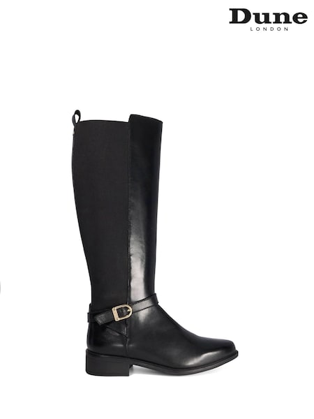 Black - Dune London Tooni Knee High Boots