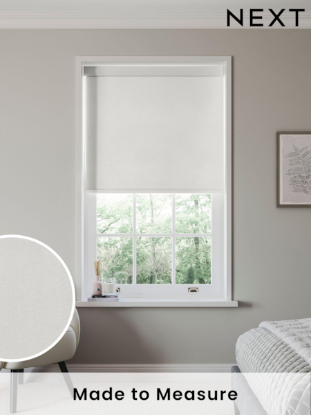 Ivory Cream Lucky Made to Measure Blackout Roller Blind (955013) | £63