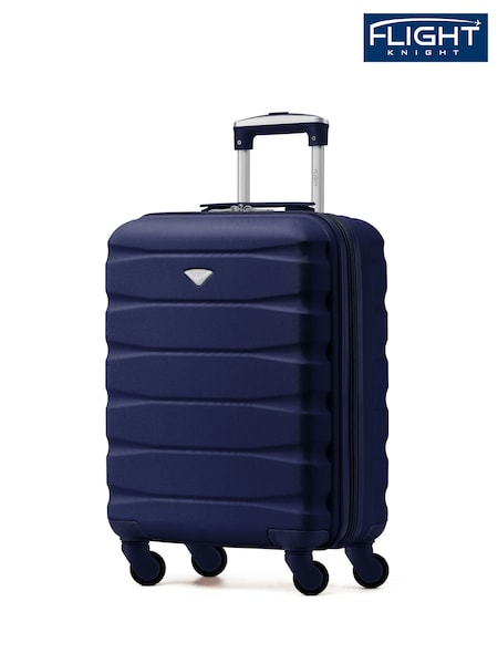 Flight Knight 55x40x20cm Ryanair Priority 4 Wheel ABS Hard Case Cabin Carry On Hand Luggage (955434) | £50