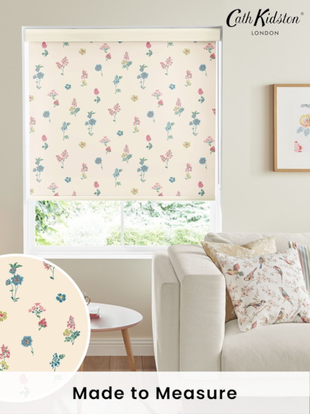 Cath Kidston Cream Sprig Twilight Multi Made To Measure Roller Blind (956182) | £58