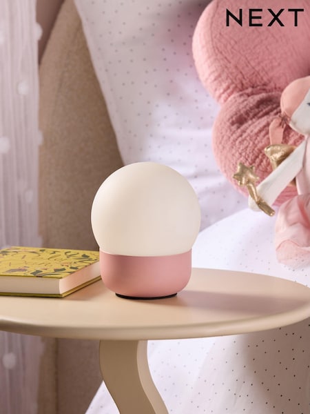 Pink Pod Rechargeable Touch Wireless Table Lamp (956360) | £25