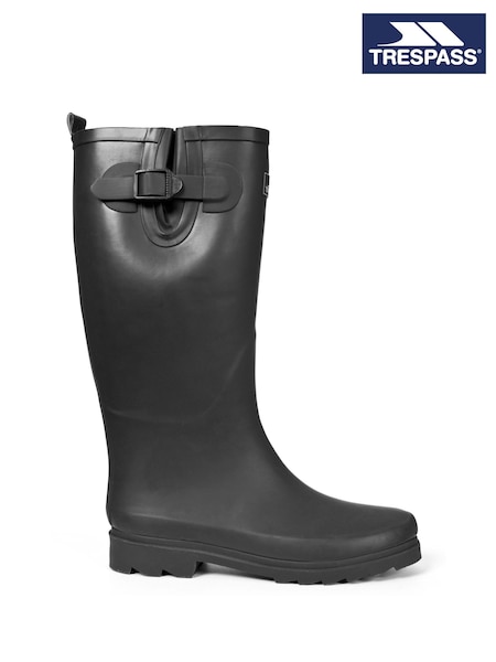 Trespass Damon Black Wellies (956386) | £32
