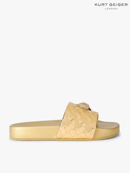 Gold - Regular Kurt Geiger London Meena Eagle Sandals