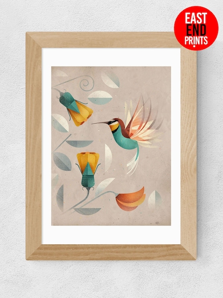 East End Prints White Hummingbird Print by Dieter Braun (958342) | £50 - £130