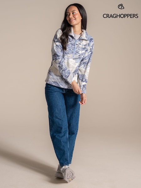 Blue - Craghoppers Annjela Half Zip Fleece
