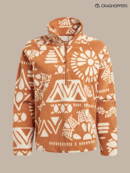 Orange - Craghoppers Annjela Half Zip Fleece
