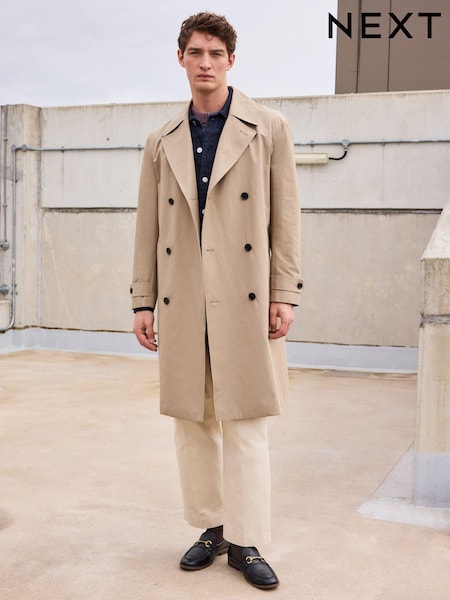 Stone Shower Resistant Trench Coat (959378) | £99