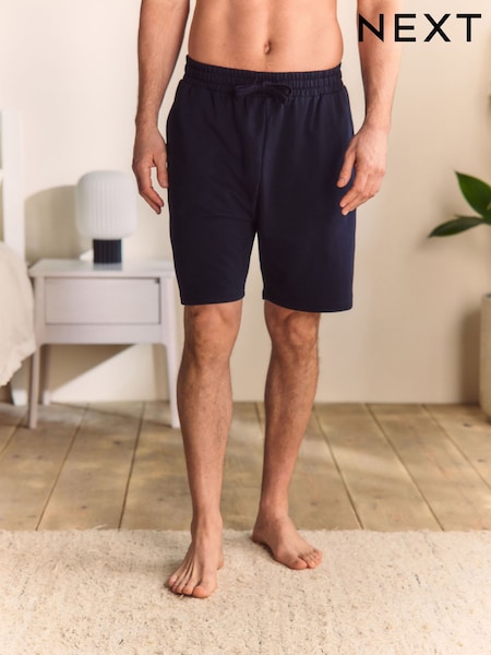 Navy Blue 100% Cotton Lightweight Shorts (961383) | £15