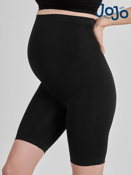 Emma Jane Black Maternity Dual Support Shorts (962468) | £18
