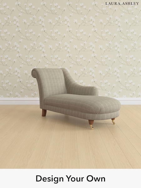 Carolyn Check/Hazelnut Natural Gloucester By Laura Ashley (962481) | £1,100