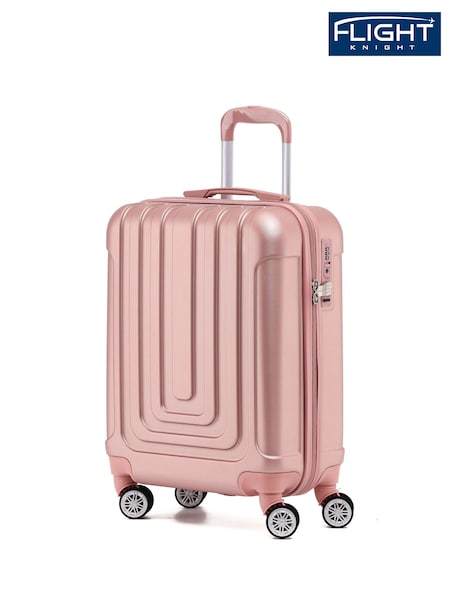 Flight Knight 55x40x20cm Ryanair Priority 8 Wheel ABS Hard Case Cabin Carry On Hand Luggage (962671) | £50