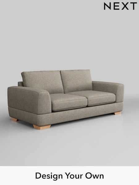 Woven Chenille Easy Clean/Mid Natural Clayton (963407) | £1,225
