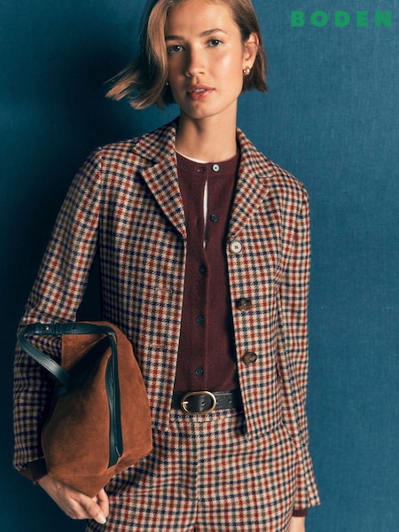 Blue - Boden Dartmouth Wool Blend Blazer