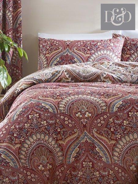 Dreams & Drapes White Palais Damask Duvet Cover and Pillowcase Set (965860) | £18 - £35