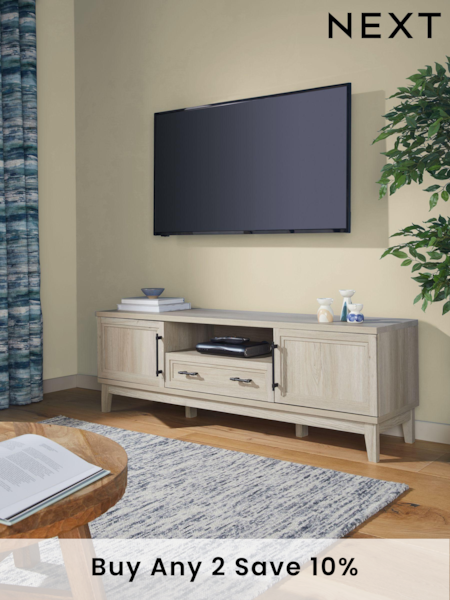 Light Langton Oak Effect TV Unit (966226) | £325