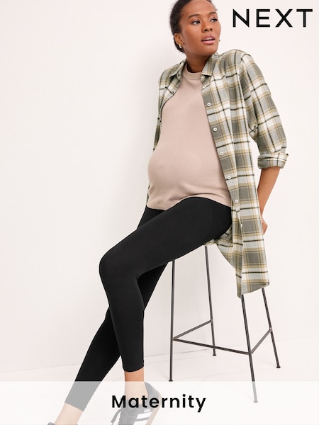 Black Maternity Essential Leggings (966279) | £15