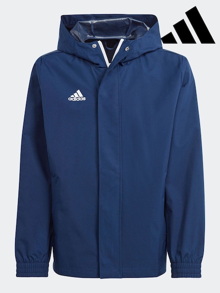 adidas Navy Entrada Rain Jacket (967606) | £32
