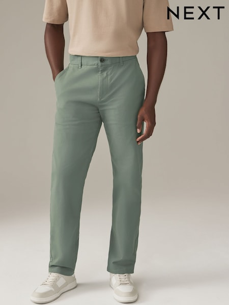 Green Light Straight Fit Stretch Chinos Trousers (968587) | £24