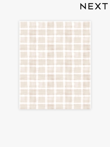Natural Gingham Wallpaper (969209) | £1
