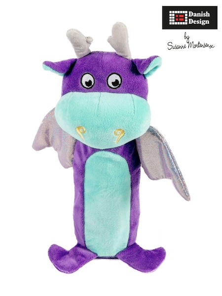 Danish Designs Purple Darla the Dragon Dog Toy (969831) | £16