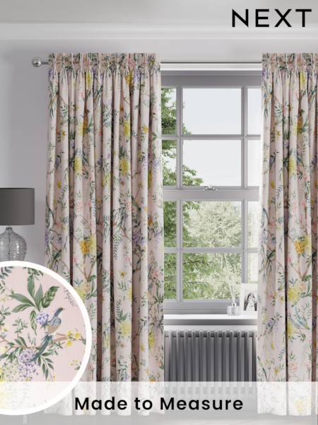 Pink Emporium Made to Measure 100% Cotton Curtains (970079) | £61