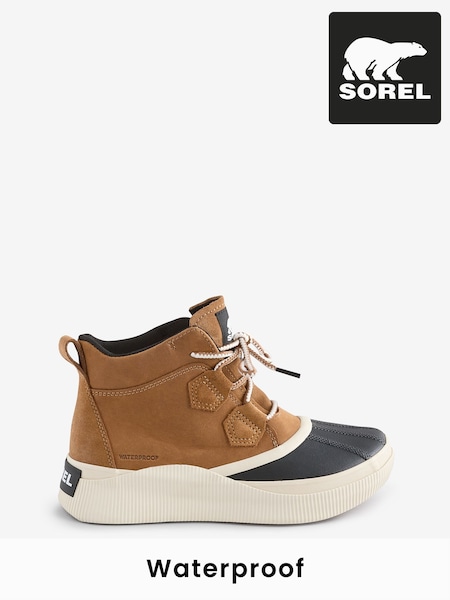 Sorel Taffy Waterproof Camel Snow Boots (970284) | £110