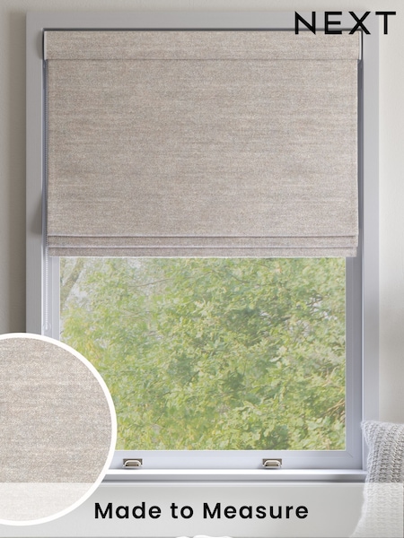 Natural Cosy Texture Made to Measure Roman Blind (970395) | £79