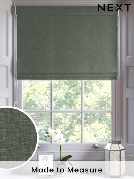 Green Nikki Made To Measure Roman Blind (970437) | £84