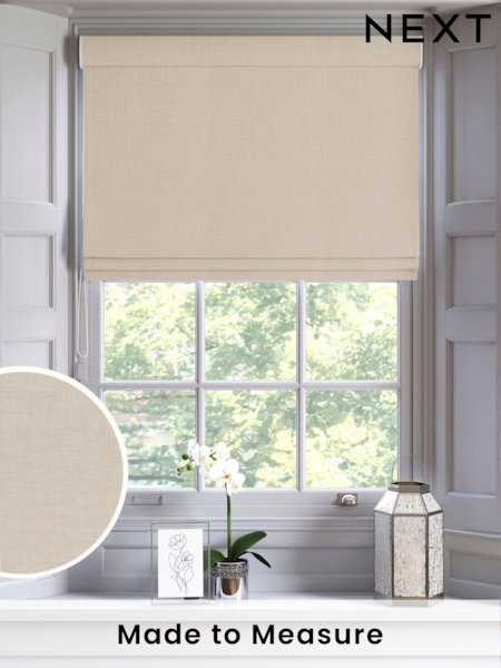 Natural Nikki Made To Measure Roman Blind (970479) | £84