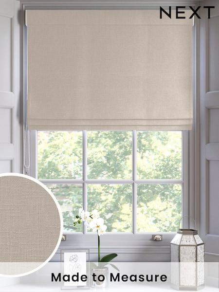 Natural Nikki Made To Measure Roman Blinds (970504) | £84