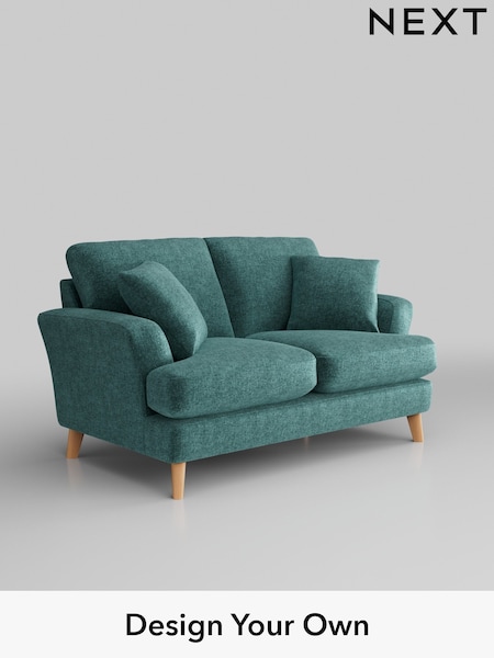 Plush Chenille/Dark Teal Green Conway Relaxed Sit (971330) | £1,150