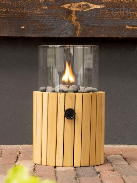 Pacific Natural Garden Cosiscoop Timber Fire Pit Lantern (971381) | £170