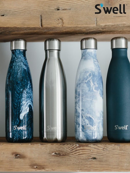 S’well Blue 500ml Stainless Steel Water Bottle (972222) | £30