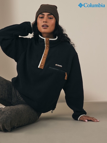 Columbia Womens Helvetia II Cropped Sherpa Half Snap Fleece (972702) | £65