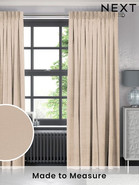 Natural Nikki Made to Measure Curtains (973434) | £109