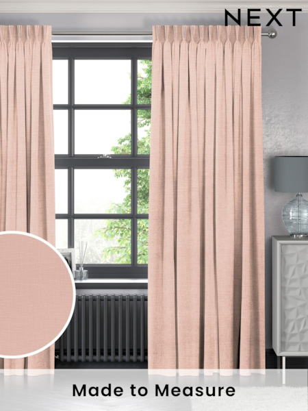 Pink Nikki Made to Measure Curtains (973463) | £109
