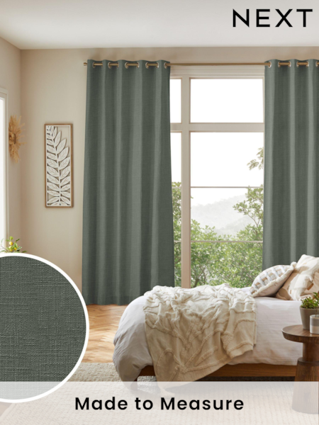 Green Nikki Made to Measure Curtains (973525) | £109