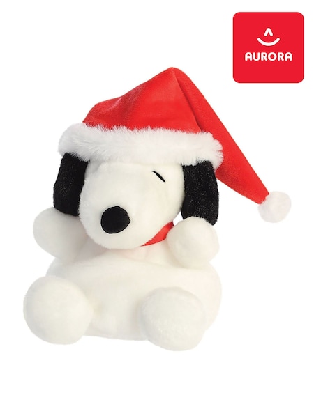 Aurora World Palm Pals Peanuts Santa Snoopy 5 Inch Toy