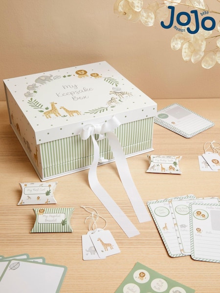 JoJo Maman Bébé Welcome Little One Baby Keepsake Memory Box (975890) | £30