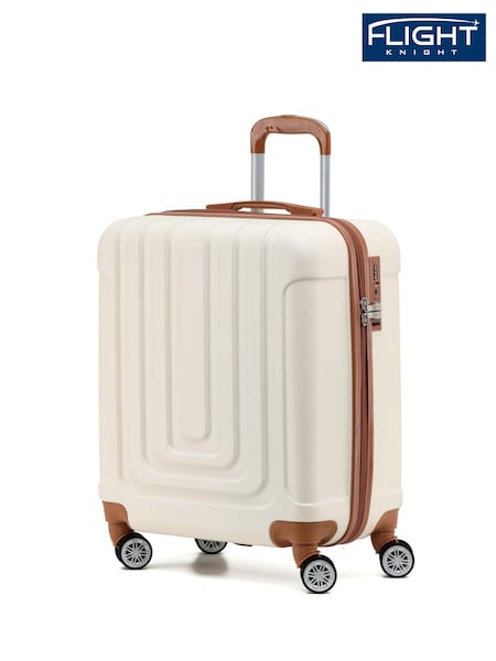 Flight Knight 56x45x25cm EasyJet Overhead 8 Wheel ABS Hard Case Cabin Carry On Hand Luggage (976046) | £55