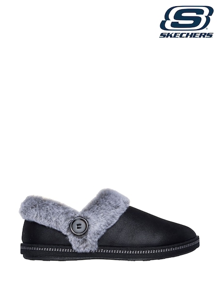 Skechers Black Cosy Campfire Fresh Toast Womens Slippers (976782) | £39